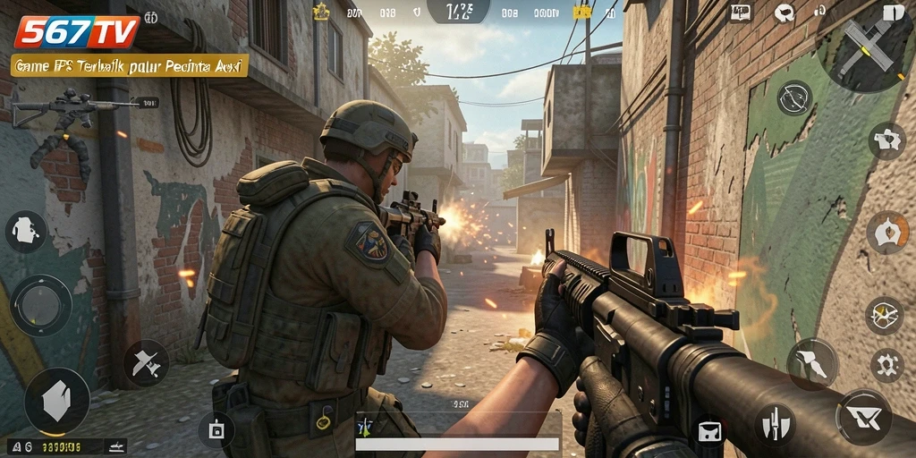 Tampilan gameplay menarik dari 567TV dengan aksi yang mendebarkan.