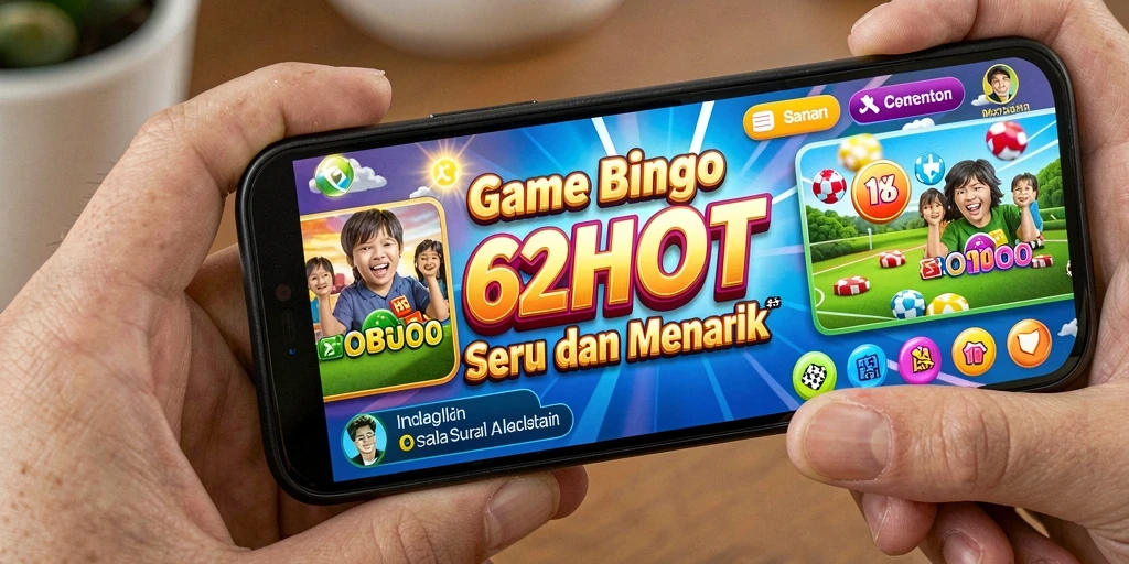 Tampilan menarik dari gameplay Bingo di 62HOT.
