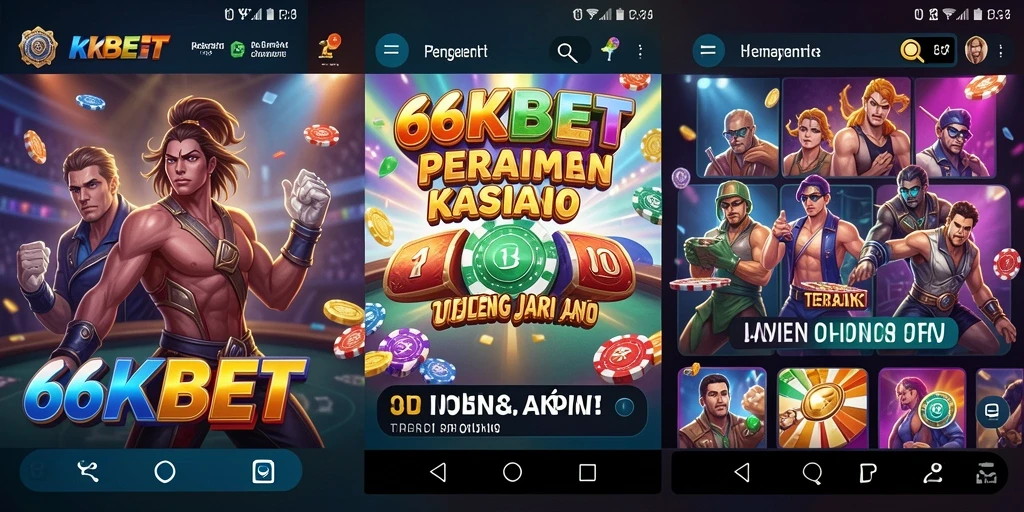 Screenshot gameplay kasino 66KBET yang menarik dan mendebarkan.
