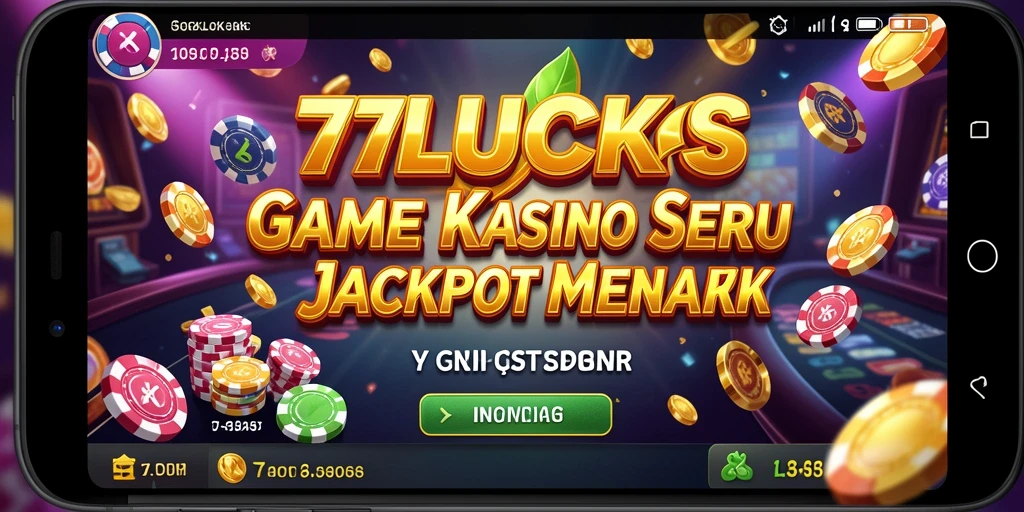 Tampilan gameplay menarik dari 77LUCKS yang membuat ketagihan.