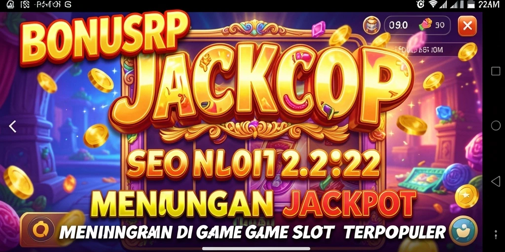 Tampilan menarik dari gameplay Slot BONUSRP yang mendebarkan.