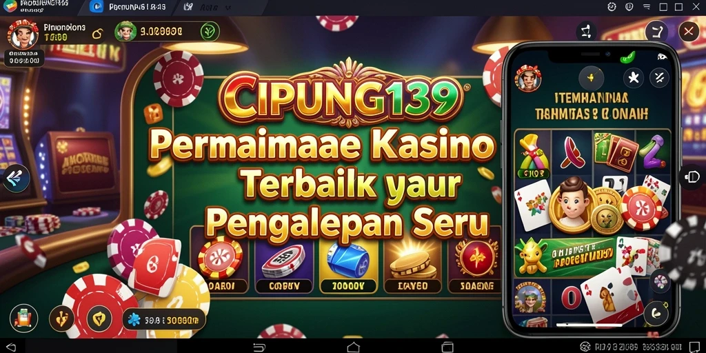 Tampilan utama gameplay CIPUNG138 yang seru dan interaktif.