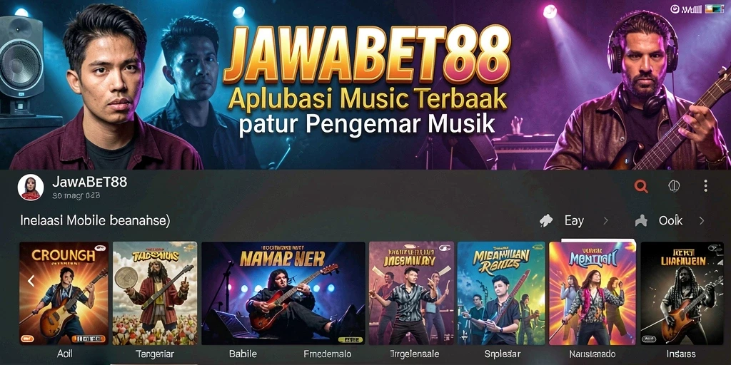Tangkapan layar gameplay JAWABET88 menunjukkan keseruan bermain musik.
