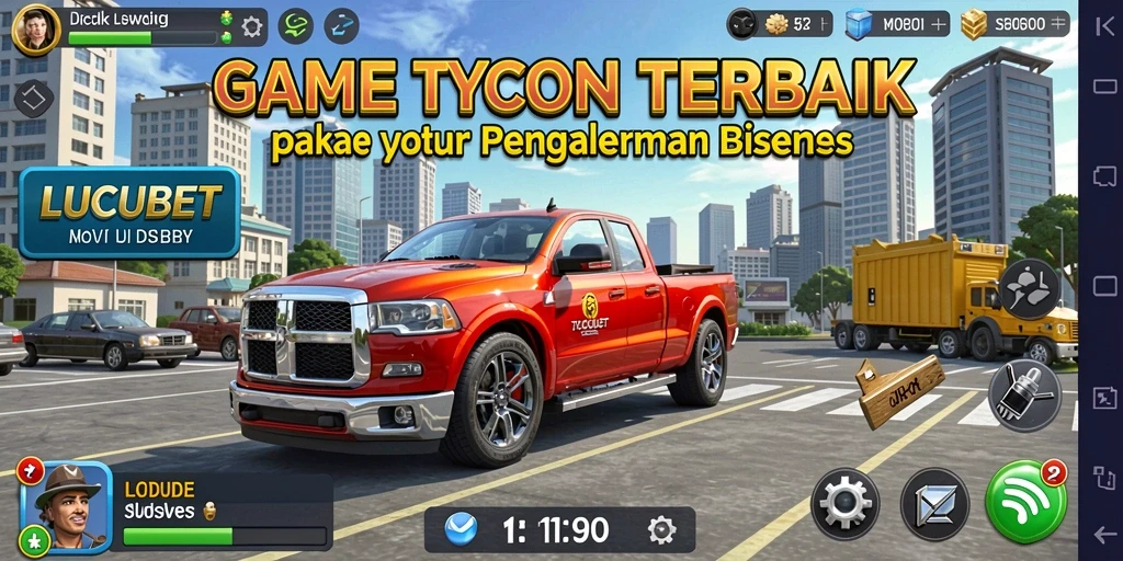 Tampilan gameplay menarik dari LUCUBET yang penuh strategi Tycoon.