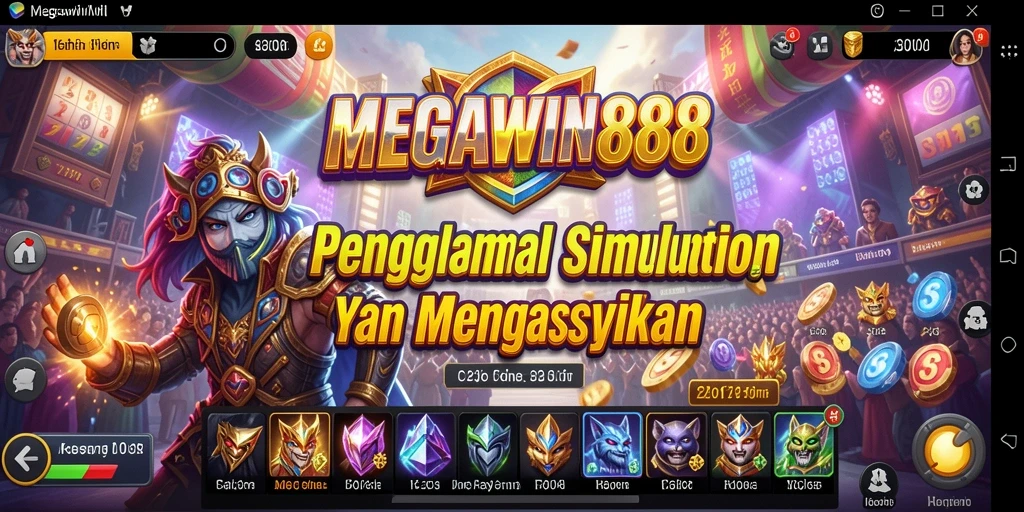 Tampilan gameplay MEGAWIN888 yang menarik dan penuh aksi.