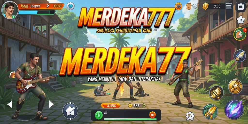 Tampilan gameplay <strong>MERDEKA777</strong> yang penuh warna dan interaktif.