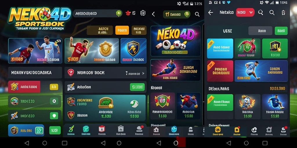 Tampilan menarik dan intuitif dari gameplay Sportsbook NEKO4D.