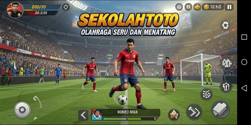 Tampilan gameplay menarik dari SEKOLAHTOTO dengan aksi olahraga seru.
