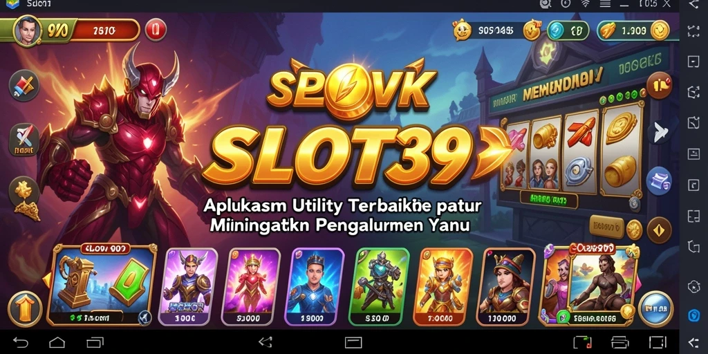 Tampilan antarmuka SLOT39 yang memudahkan pengguna dalam navigasi.