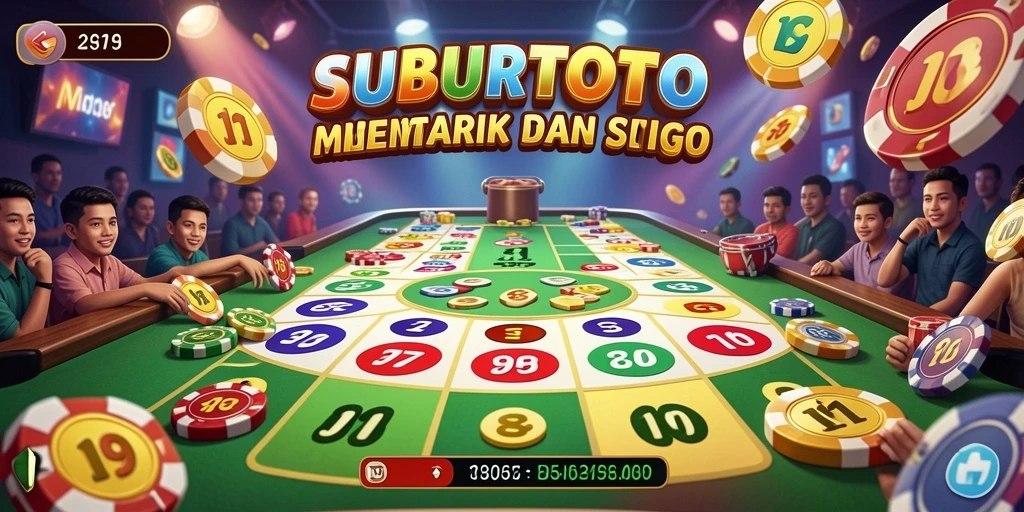 Screenshot gameplay SUBURTOTO yang menunjukkan keseruan Bingo.