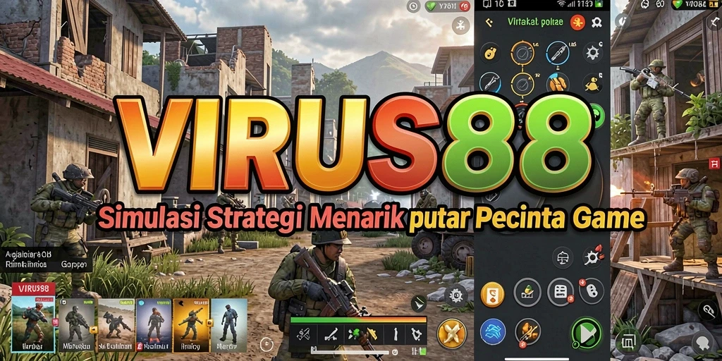 Tangkapan layar gameplay <strong>VIRUS88</strong> yang menunjukkan strategi dan tantangan.