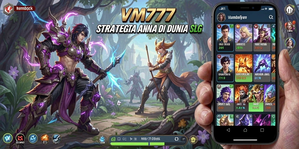 Tangkapan layar utama VM777 menampilkan aksi pertempuran yang seru.