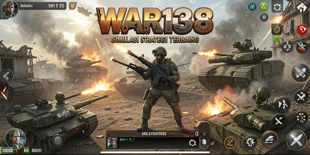 Tangkapan layar menunjukkan pertempuran intens dalam <strong>WAR138</strong> dengan elemen strategi yang mendalam.